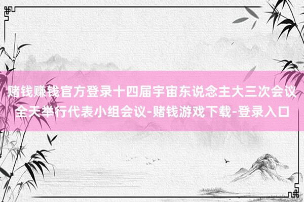 赌钱赚钱官方登录十四届宇宙东说念主大三次会议全天举行代表小组会议-赌钱游戏下载-登录入口