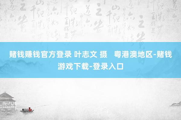 赌钱赚钱官方登录 叶志文 摄   粤港澳地区-赌钱游戏下载-登录入口